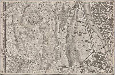 Nuova pianta di Roma data in luce da Giambattista Nolli l’année MDCCXLVII, connue sous le nom de La Pianta Grande di Roma - Giovanni Battista Nolli