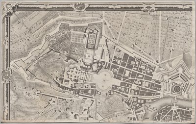 Nuova pianta di Roma data in luce da Giambattista Nolli l’année MDCCXLVII, connue sous le nom de La Pianta Grande di Roma - Giovanni Battista Nolli