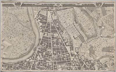 Nuova pianta di Roma data in luce da Giambattista Nolli l’année MDCCXLVII, connue sous le nom de La Pianta Grande di Roma - Giovanni Battista Nolli