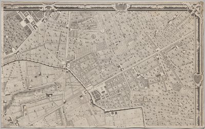 Nuova pianta di Roma data in luce da Giambattista Nolli l’année MDCCXLVII, connue sous le nom de La Pianta Grande di Roma - Giovanni Battista Nolli