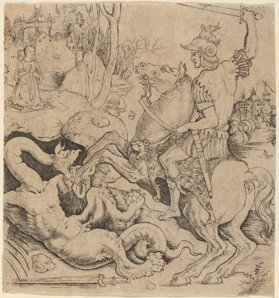 Saint Georges et le dragon - Giovanni Battista Palumba