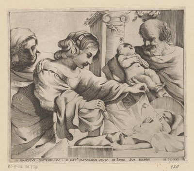 Sainte Famille avec Anne et le jeune Jean-Baptiste - Giovanni Battista Pasqualini