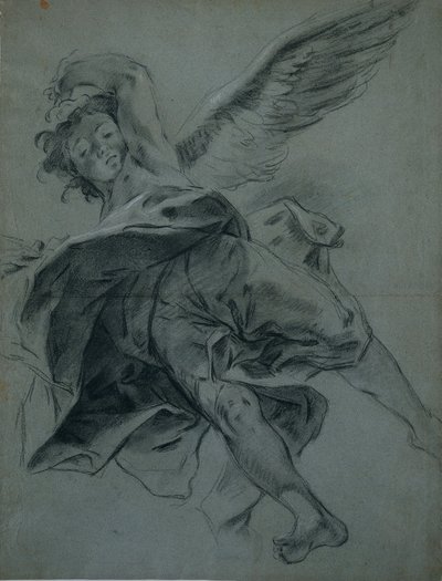 Un ange volant recto, 1723-1727 - Giovanni Battista Piazzetta