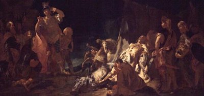 La Mort de Darius - Giovanni Battista Piazzetta