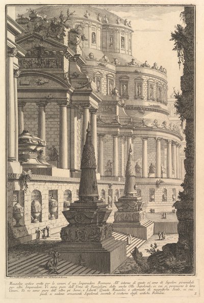 Mausolée antique érigé pour les cendres d