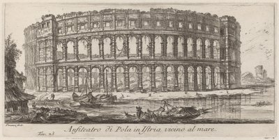 Amphithéâtre de Pula en Istrie - Giovanni Battista Piranesi