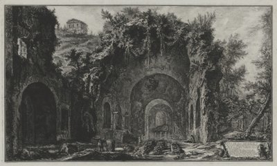 Vue de la source et de la grotte d