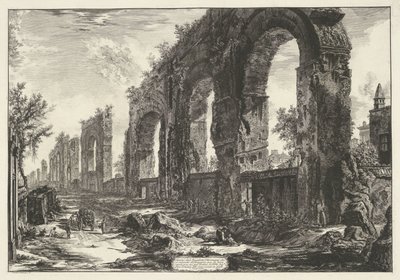 Aqueduc de Néron à Rome (Gezichten op Rome) - Giovanni Battista Piranesi