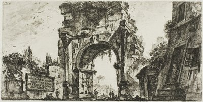 Arc de Drusus à la Porta S. Sebastiano à Rome, planche 8 de Quelques vues d