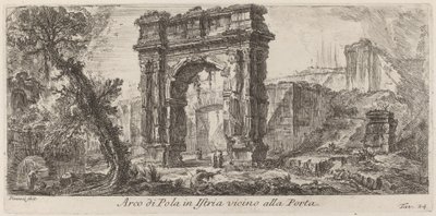 Arc de Pola en Istrie - Giovanni Battista Piranesi