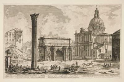 Arc de Septime Sévère, de Vedute di Roma - Giovanni Battista Piranesi