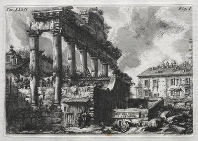 Avanco del Tempio della Concordia - Giovanni Battista Piranesi