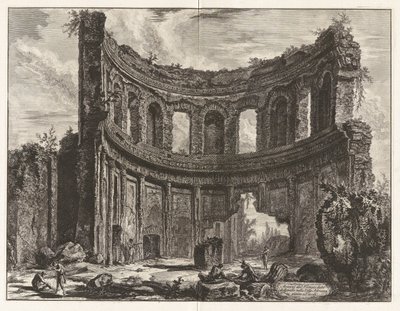 Avanzi del Tempio detto di Appollo nella Villa Adriana vicino a Tivoli - Giovanni Battista Piranesi