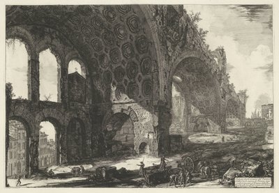 Basilique de Maxence à Rome - Giovanni Battista Piranesi