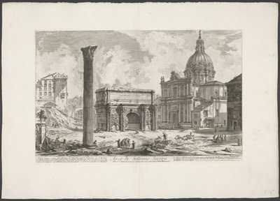 Arc de Septime Sévère sur le Forum Romain - Giovanni Battista Piranesi