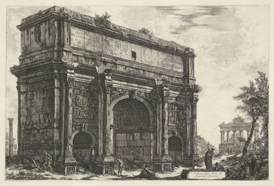 Arc de Septime Sévère à Rome - Giovanni Battista Piranesi
