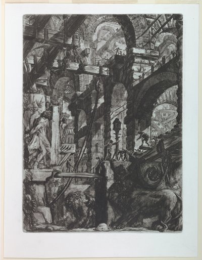 Série Carceri, Planche V - Giovanni Battista Piranesi