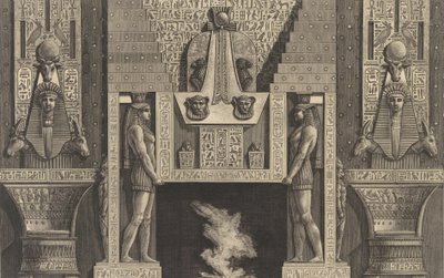 Cheminée de style égyptien - Giovanni Battista Piranesi