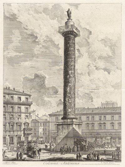 Colonne Antonine, de Vedute di Roma - Giovanni Battista Piranesi