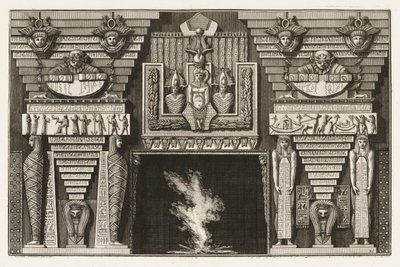 Cheminée étrusque, de Diverse Maniere d