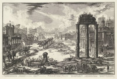 Forum Romain à Rome (série Vues de Rome) - Giovanni Battista Piranesi