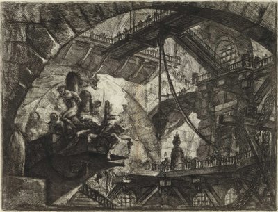 De la série Les Prisons Imaginaires (Le Carceri d