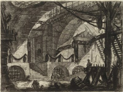 De la série Les Prisons Imaginaires (Le Carceri d