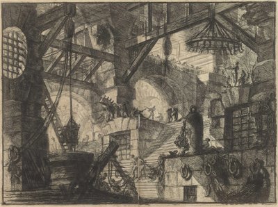 De la série Les Prisons Imaginaires (Le Carceri d