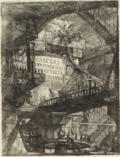 De la série Les Prisons Imaginaires (Le Carceri d