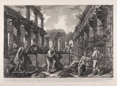 Frontispice, de Différentes vues de - Giovanni Battista Piranesi