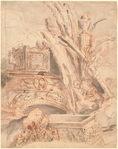 Grottesco avec la tombe de Néron - Giovanni Battista Piranesi