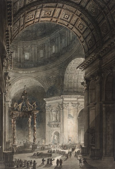 Illumination de la Croix à Saint-Pierre le Vendredi Saint, 1787 - Giovanni Battista Piranesi