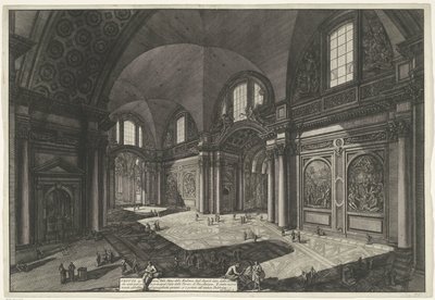 Intérieur de Santa Maria degli Angeli e dei Martiri à Rome - Giovanni Battista Piranesi
