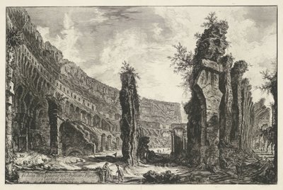 Intérieur du Colisée à Rome - Giovanni Battista Piranesi