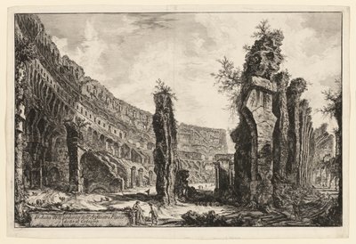 Vue intérieure du Colisée, des Vues de Rome - Giovanni Battista Piranesi