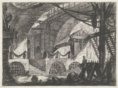 Prison avec chevalet de sciage - Giovanni Battista Piranesi