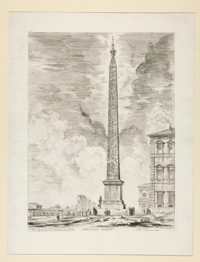 Obélisque égyptien, de Vedute di Roma - Giovanni Battista Piranesi