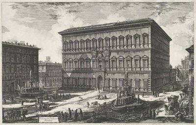Palazzo Farnese à Rome - Giovanni Battista Piranesi
