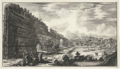 Pecile dans la Villa Adriana à Tivoli - Giovanni Battista Piranesi
