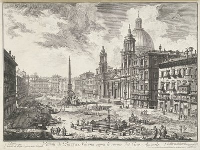 Piazza Navona à Rome - Giovanni Battista Piranesi