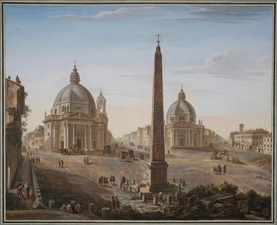 Piazza del Popolo, Rome - Giovanni Battista Piranesi