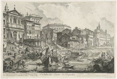 Porto di Ripetta à Rome - Giovanni Battista Piranesi