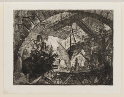 Prisonniers sur une plateforme en saillie - Giovanni Battista Piranesi