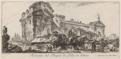 Revers du temple de Pola en Istrie - Giovanni Battista Piranesi