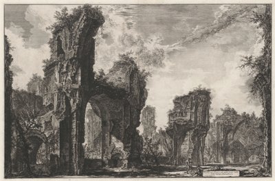Ruines du Sisto, ou de la grande salle des thermes antonins - Giovanni Battista Piranesi