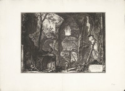 Ruine dans la Villa Barberini - Giovanni Battista Piranesi