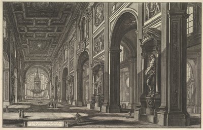 S. Giovanni in Laterano. Intérieur, vers 1768 - Giovanni Battista Piranesi