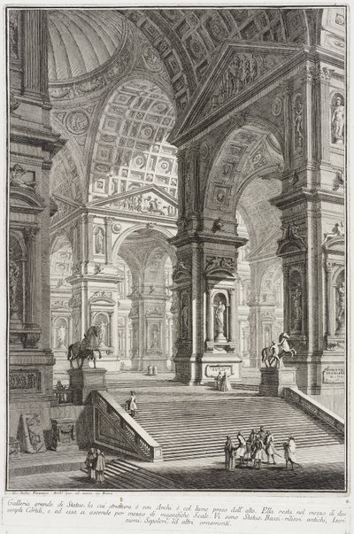 Galerie de sculptures - Giovanni Battista Piranesi