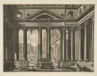 Deuxième frontispice du volume IV de Le Antichità Romane - Giovanni Battista Piranesi
