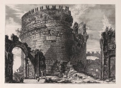 Sépulcre de Cécilia Metella - Giovanni Battista Piranesi